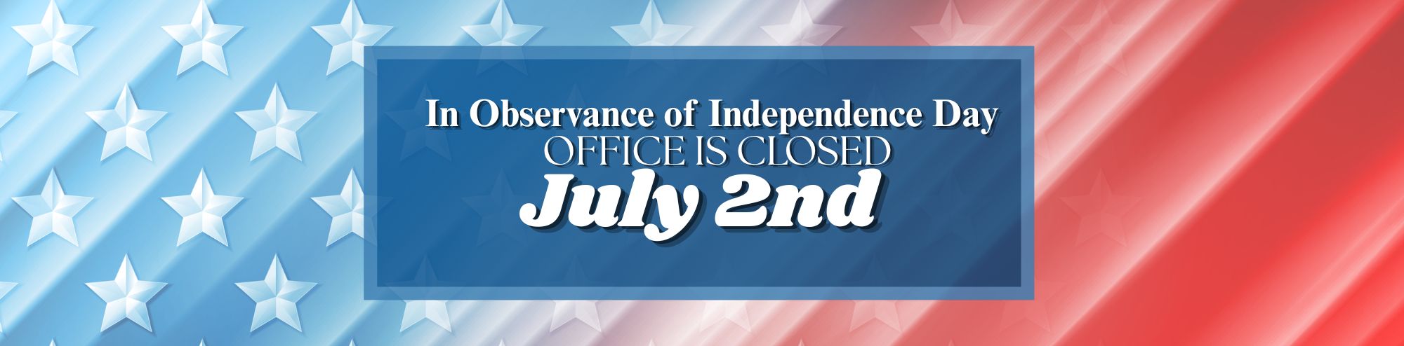 2026 July 2 closure